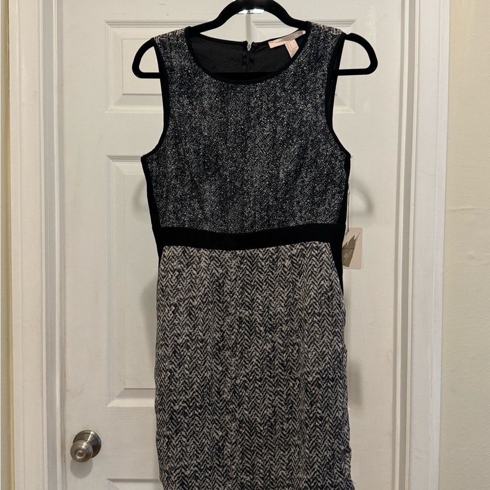 H&M Elegant Black and Gray Women's Dress